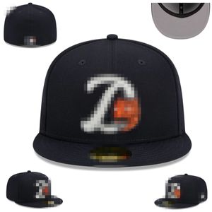 Swobodne dopasowane czapki rozmiar rozmiar baseballowych litera haftowa bawełna wszystkie drużyny logo sport sport pełne czapki rozmiary 7-8 mix zamówienie e-3