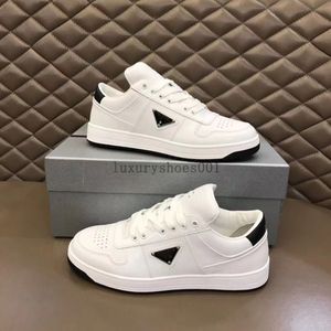 24ss Downtown Leather Sneakers Shoes Men Technical Fabric Re-Nylon Runner Outdoor Sports Chunky Rubber Sole Casual Walking EU38-46 5.14 03