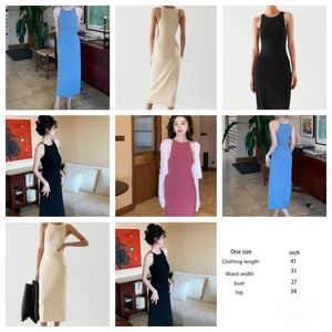 Desiger Wome's casual dress Classic promdress dresses Simple high-quality Kitted fabric has a high elastic weight of approximately 45-60KG wome sprig