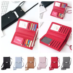 Bags Wallets Card Pack Shoulder Bags PU Leather Women Mini Money Stuff Sacks Chain Mobile Phone Bags Ladies Cards Purses Messenger Bag