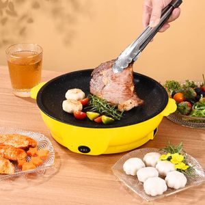 220V多機能電動ベーキングトレイKoekenpan Niet-Plakkerige Grill Geroosterde Pan Fornuis Barbecue Keuken Tool 240508