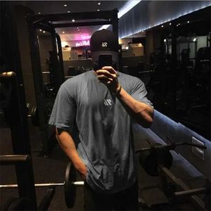 Męskie koszulki męskie oddychające bawełniane koszulka T-shirt Summer Gym Fitness Bez rękawów