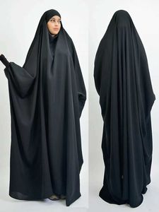 Ethnische Kleidung Ramadan muslimische Frauen Kleid mit Kapuzengebetskleidungs Djellaba Abaya Ramadan Kleid Abayas Islamische Niqab Burka Jubah Eid Abayas Jilbab T240515