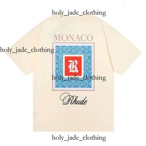 Rhude mass camiseta designer camiseta rhude camise