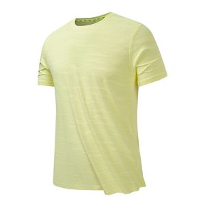 High quality Mens Outdoor running casual walking training weight loss sports quick drying T-shirt fitness light Short sleeve 240515