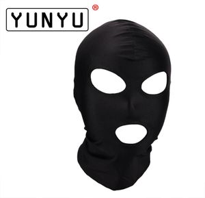 Maschera fetish hood giocattoli sexy a bocca aperta bondage cofano maschera maschera cosplay slave copricapo maschera da gioco per adulti prodotti sesso 4 stile y1813901964