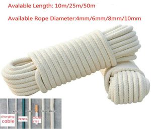 10m 25m 50m multidiameter bdsm imitazione fetish canap corda di bondage shibari corda di cotone cotte per restrizioni di legame Y2011187019534