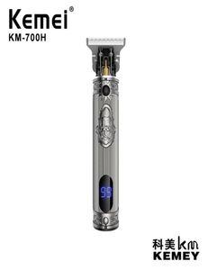 Kemei KM700B Km700H Barber Shop Electric Hair Clipper Professional Hairs Machine Beard Trimmer Rechargeable Wireless Tool 1Pcs237150375