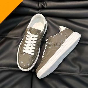 Beverly Hills Luxurys Sapatos Black Releved Leather Men e Women Sneakers Imprimindo Sola de Runção de Borracha 5.14 06