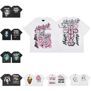 2024 T-Shirts Herren und Damendesigner T-Shirt T-Shirt Mode Cartoon Muster Design Hip Hop T-Shirts Größe S-XL