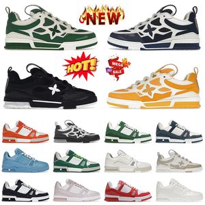 Top Fashion Calfskin Lace-up Skate V Designer Casual Shoes Luxury Womens Mens Overlays Virgil Trainers Low OG Original Platform Leather White Black Loafers Sneakers