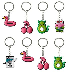 Jewelry Pink Frog Keychain For Kids Party Favors Key Chain Kid Boy Girl Gift Keyring Suitable Schoolbag Boys Keychains Car Bag Ring Dr Ot5Os