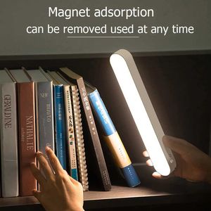 Table Lamps Desk Lamp USB LED Light Computer Table Lamp Magnetic Office Study Reading Stand Light Rechargeable Lamp For Bedroom