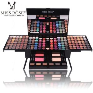 180 Farben Professionelle Lidschatten -Paletten -Make -up -Set mit Pinselspiegel Schrumpflyschatten Kosmetische Make -up Case5768293