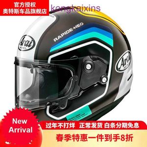 ARAI Japão Importou Rapide Neo Motorcycle Helmet Vintage Cruise Latte escalada grátis Número completo xl marrom