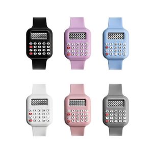 New Child Wrist Watch 학생들 전자 시계 계산기 시계 Fshion 다기능 학생들을위한 시계