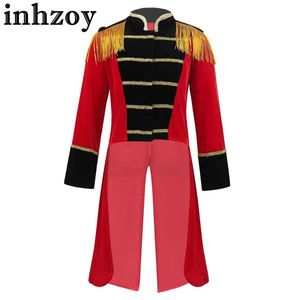 Cosplay Kids Boys Circus Ringmaster Costume Halloween Cosplay حفلة الحفل