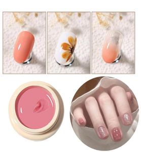 Nail Gel 5ml Polish Quick Drying Long Lasting Solid Color Clear Varnish Mousse UV For Manicure4757016