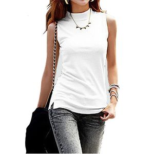 Women Summer Autumn Sleeveless Solid Color Women Tops Tees Cotton Women t Shirts Lady Vest 10 colors Clothing 240515