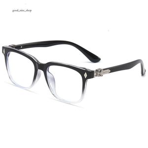 Chrome Sunglasses Designer Cross Glasses Frame Brand Sunglasses For Men Women Trendy Round Face Tr90 Eye Male Protection Heart Eyeglass Frames 7609