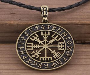 Viking pirate compass Necklace Rune alloy men039s popular jewelry7766864
