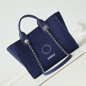 9a Designer Moda Sacos de Couro Manuseie Bolsa de praia com letras e padrões bordados Tootes compostos de grande capacidade