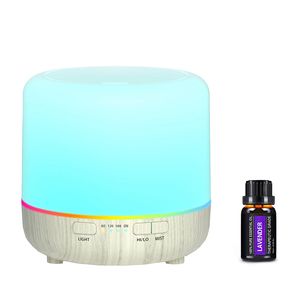 Difusor de 120 ml de coloração essencial difusor com modo de pulverização ajustável para quarto/escritório/viagem (+1 óleo essencial)