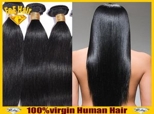 Brasilianische Haare von erstklassigem brasilianischem Haar 7a 1030 -Zoll -Haare Brasilianische malaysische peruanische indische jungfräuliche menschliche Haarverlängerungen 34pcs Straight Hair966622532