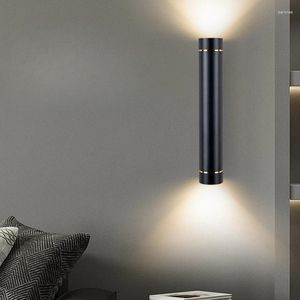 Wall Lamp Light Luxury Modern Bedroom Bedside Nordic Living Room Background Decoration Upper And Lower Luminous