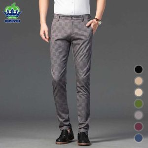 Men's Pants Fashion High Quality Men Pants Spring Summer Plaid Classic Business Cotton Thin Casual Full length Formal Trousers Male 30-38 Y240514