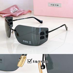 High version MU MU54YS sunglasses for women, classic black luxury designer Sun glasses with box