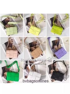 Botteg Venet High end Designer bags for womens CANDY Crossbody Bag Mini Woven Small Box Bag Original 1:1 with real logo and box