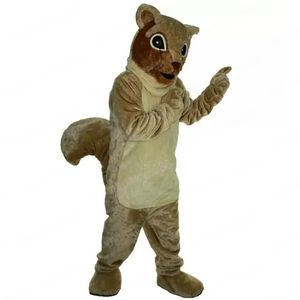 Halloween Brown Squirrel Mascot Costume Przyjęcie urodzinowe