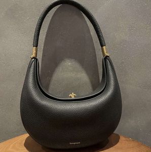 Songmont Luna Bags مصمم فاخر Underarm Hobo Halfo Half Moon Leather Parse Clutch Pags Handbag Crossbody Fashion French الأقلية