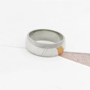 enkla bandringar kärlek ring män ringar klassisk mode lyxig designer smycken kvinnor rostfritt stål legering guld pläterad guld silver rose aldrig bleknar inte allergisk