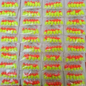 120pcs 20packs setestar flutuar carpa bóias de pesca grande tamanho médio de tamanho de água doce de água doce B558 240430