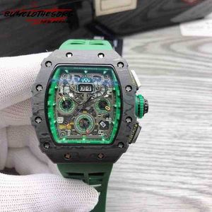 RM Designer Dial Milles Luxury Automatic Mens Melects 1 Watch Mechanical Richa R Carbon Carbon Carger Carger