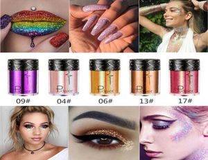 Pudaier oczy Glitter Holograficzne cień do powiek czarujące diamenty Blaze Shimmer Pigment Shadow Festival Party Makeup7719373