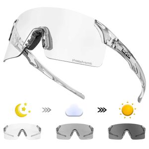 Outdoor Eyewear SCVCN Photochromic Sunglasses Sports Bicycle Glasses Mens MTB Climbing Womens Driving GogglesQ240514