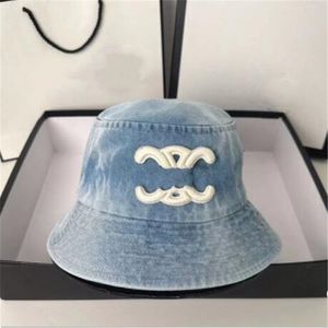 Denim Bucket Hats Designers Mens Womens Wide Brim Hat Sun Prevent Bonnet Beanie Baseball Caps Snapbacks Stingy Brim Sunbonnet