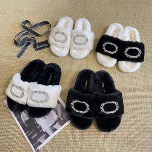 New style tazz slippers sandal Casual shoes indoor Mule Designer Teddy bear Mens winter channel luxury Slide warm Women loafer top quality sandale Sliders wholesale
