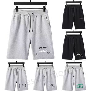 Designer de moda masculino shorts no joelho de verão esportes de fitness calças de praia casual unissex preto algodão casual shorts Roupe