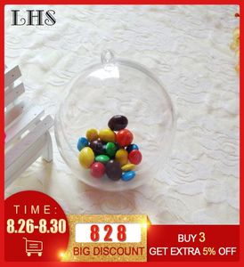 10PCS 67CM Christmas Tress Decorations Ball Transparent Open Plastic Clear Bauble Ornament Gift Present Box Party Decoration9355561