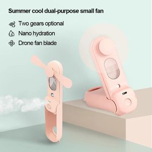 Mini Handheld Spray Fan Fean зарядка портативная нано вода для пополнителя поклонника на открытом воздухе.