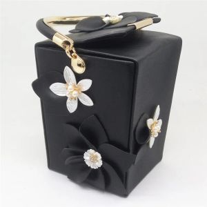 Borse designer pU fiori per perline da donna borse da sera frizioni per la scatola regalo borse da matrimonio borsetta