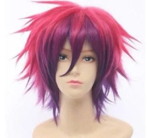 Wigs Hot Sell! Blonde Short Straight Spike Punk Cosplay Show Wig Fashion