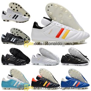 Gift Bag Mens High Ankle Football Boots Copas Mundial FG Firm Ground Cleats Mundial.1 Black White Classic Soccer Shoes Top Outdoor Trainers Botas De Futbol