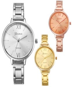 Dames Horloges Topmerk Luxe Watch Women Geneva Fashion Small Steel Band Analog kwarcowy zegarek Relogio Feminino6588875