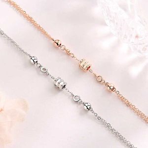 Armreif neu 925 Sterling Silber Hochwertige Perlen -Romantik -Armbandkette für Frauen Verlobungsfeier Hochzeit Schmuck Schmuck
