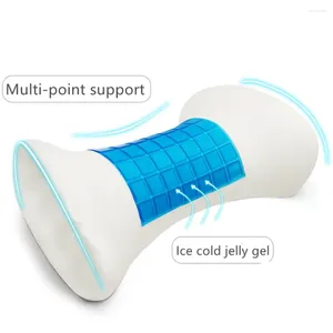 Pillow Sleeping Bed Lumbar Pregnant Waist Support Ice Cold Gel Slow Rebound Pressure Orthopedic Bedding
